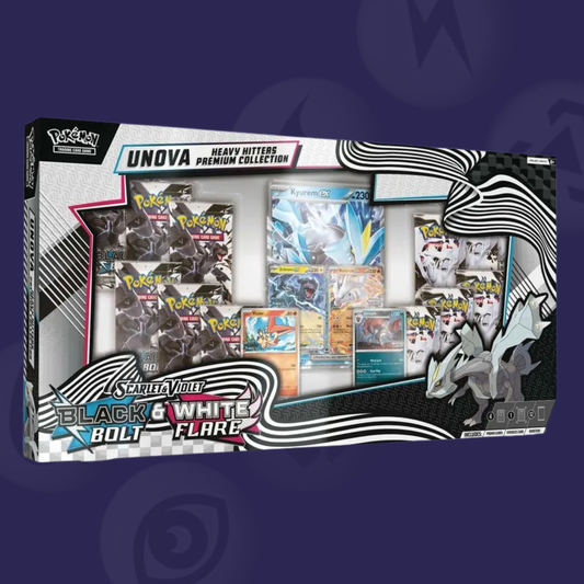 TCG Black Bolt & White Flare Unova Heavy Hitters Premium Collection New